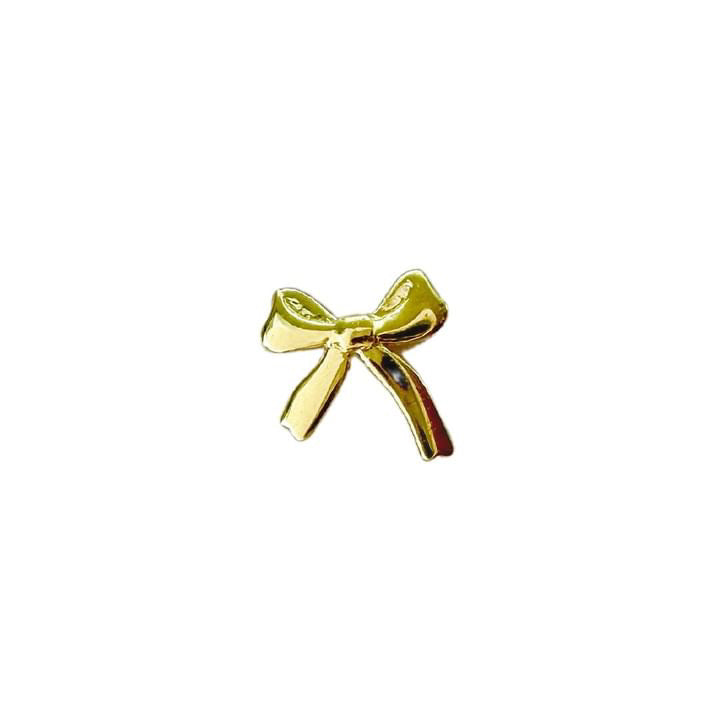 18K GOLD DAINTY BOW